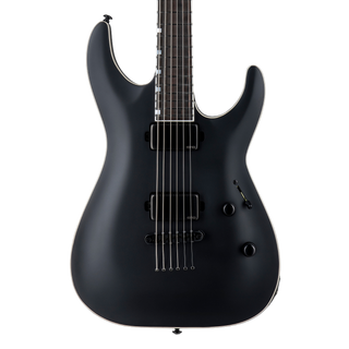 ESP LTD MH-1000 Baritone Electric Guitar - Black Satin