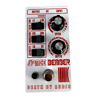 Used Death By Audio Space Bender Chorus/Flanger Limited Edition White/Red