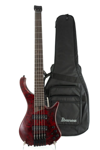 Ibanez Ergonomic Headless Bass 5-String EHB1505 - Stained Wine Red Low Gloss