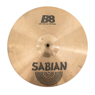 Used Sabian B8 14" Hi-Hat Pair