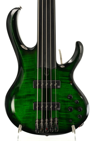 Ibanez SDGB1 Steve Di Giorgio Signature Fretless Bass - Dark Moss Burst - Ser. I231105885