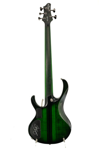 Ibanez SDGB1 Steve Di Giorgio Signature Fretless Bass - Dark Moss Burst - Ser. I231105885