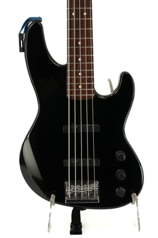 Used Fender Jazz Bass Plus V 1990-1994 - Black - Made in USA with Hardshell Case - Owned and Gigged with by Justin Beck of Glassjaw