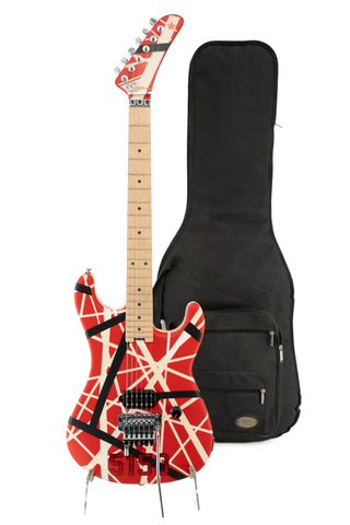 Damaged EVH 5150 Striped Series Electric Guitar