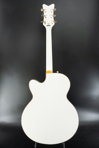 Used Gretsch G5022CWFE Rancher Falcon Jumbo Acoustic-Electric Guitar - White - Ser. IS201216852