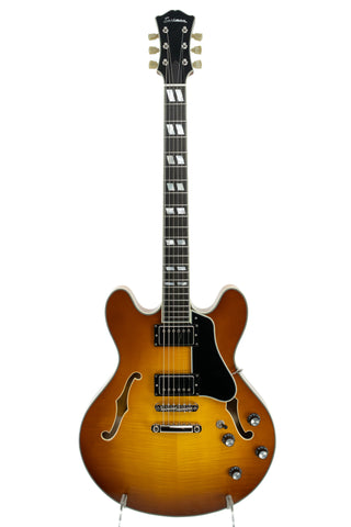 Eastman T486 Thinline Semi-Hollowbody Electric Guitar - Goldburst