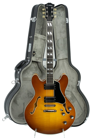 Eastman T486 Thinline Semi-Hollowbody Electric Guitar - Goldburst