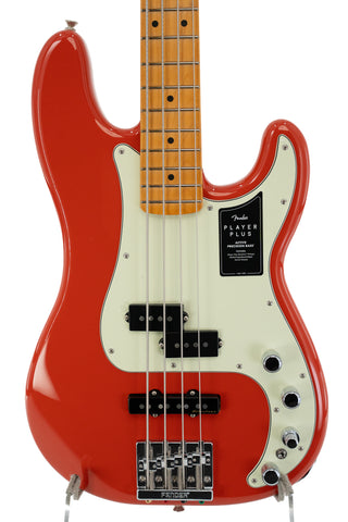 Used Fender Player Plus Precision Bass - Fiesta Red - Ser. MX23063928