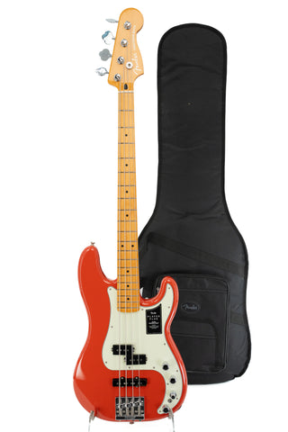 Used Fender Player Plus Precision Bass - Fiesta Red - Ser. MX23063928