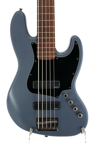 Squier FSR Contemporary Active 5 String Jazz Bass V HH - Midnight Satin - Upgraded Darkglass Preamp