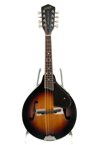 Used Gretsch G9320 New Yorker Deluxe Acoustic Electric Mandolin 3 Tone Sunburst