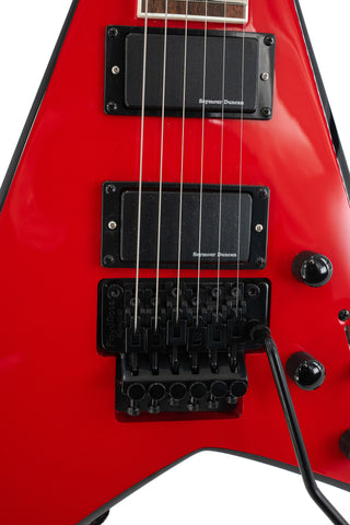 Used Jackson X Series Rhoads RRX24 - Red with Black Bevels - Ser. ICJ2055091