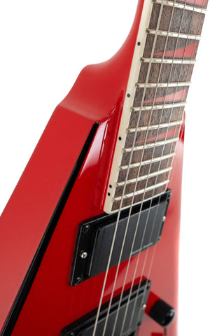 Used Jackson X Series Rhoads RRX24 - Red with Black Bevels - Ser. ICJ2055091