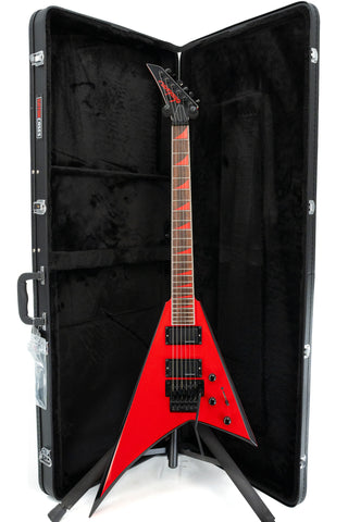 Used Jackson X Series Rhoads RRX24 - Red with Black Bevels - Ser. ICJ2055091