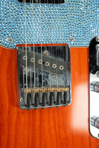 Used G&L Tribute Series ASAT Classic Bluesboy Semi-Hollow with Maple Fretboard - Clear Orange