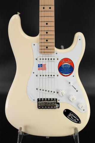 Used Fender Eric Clapton Stratocaster - Olympic White - Ser. US23043590