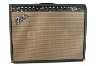 Used Vintage 1967 Fender Twin Reverb Black Panel 2-Channel 85-Watt 2x12 Guitar Combo