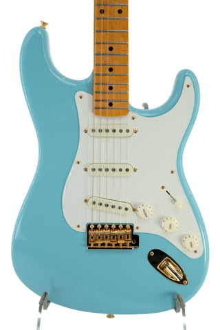 Used Fender Custom Shop '59 Reissue Stratocaster NOS Birdseye Maple Neck Gold Hardware - Daphne Blue 2023