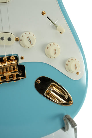 Used Fender Custom Shop '59 Reissue Stratocaster NOS Birdseye Maple Neck Gold Hardware - Daphne Blue 2023