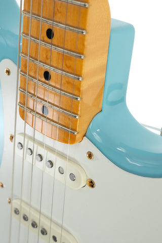 Used Fender Custom Shop '59 Reissue Stratocaster NOS Birdseye Maple Neck Gold Hardware - Daphne Blue 2023