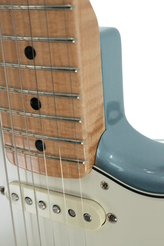 Used Fender Custom Shop Limited Edition 1965 Stratocaster NOS Aged Ice Blue Metallic Flame Maple Neck 2023