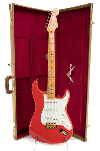 Used Fender Custom Shop '59 Reissue Stratocaster NOS Birdseye Maple Neck Gold Hardware - Fiesta Red 2022