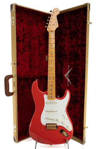 Used Fender Custom Shop '59 Reissue Stratocaster NOS Birdseye Maple Neck Gold Hardware - Fiesta Red 2023