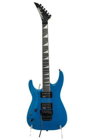 Used Jackson JS32L JS Series Dinky Arch Top Left Handed - Bright Blue - Ser. CWJ2036397