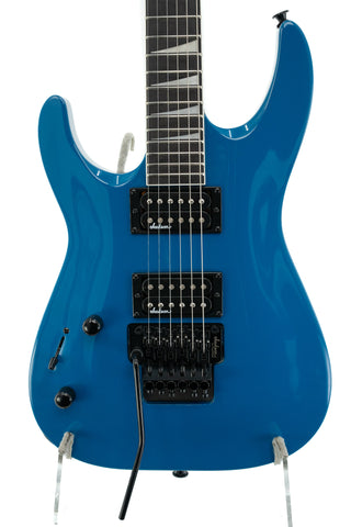 Used Jackson JS32L JS Series Dinky Arch Top Left Handed - Bright Blue - Ser. CWJ2036397