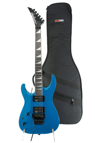 Used Jackson JS32L JS Series Dinky Arch Top Left Handed - Bright Blue - Ser. CWJ2036397