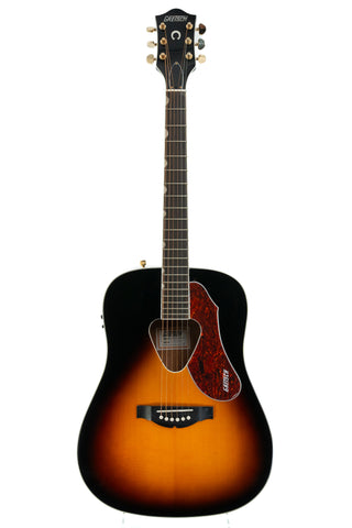 Used Gretsch G5024E Rancher Dreadnought Acoustic-Electric - Sunburst - Ser. IS201101009