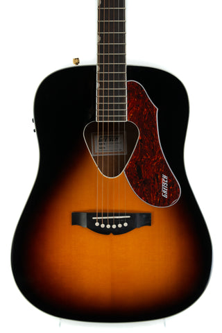 Used Gretsch G5024E Rancher Dreadnought Acoustic-Electric - Sunburst - Ser. IS201101009