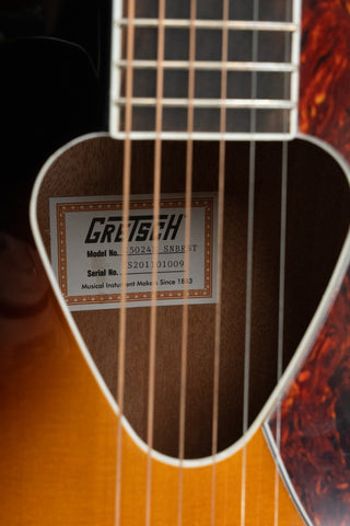 Used Gretsch G5024E Rancher Dreadnought Acoustic-Electric - Sunburst - Ser. IS201101009