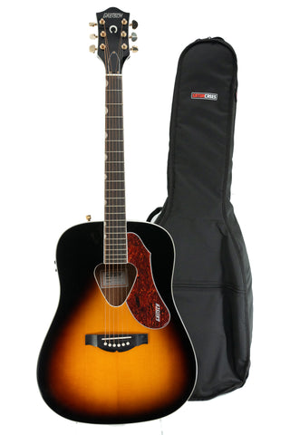 Used Gretsch G5024E Rancher Dreadnought Acoustic-Electric - Sunburst - Ser. IS201101009