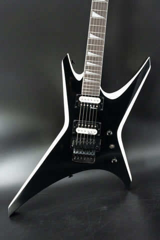 Used Jackson JS32 Warrior - Black with White Bevels