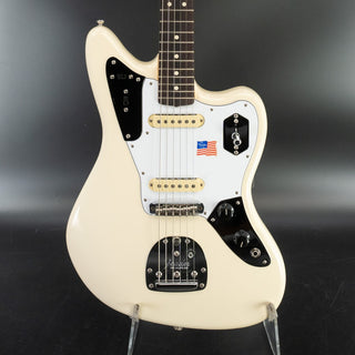 Used Fender Johnny Marr Jaguar Olympic White with Rosewood Fingerboard