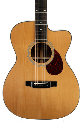 Eastman E1 OM Cutaway Deluxe Acoustic Electric Orchestra Model E1OMCE-DLX - Natural