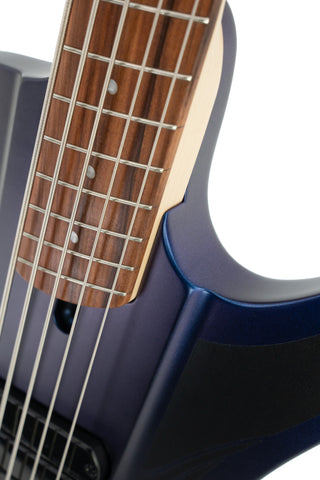 Dingwall D-Roc 5-string Electric Bass Guitar - Matte Blue to Purple Colorshift