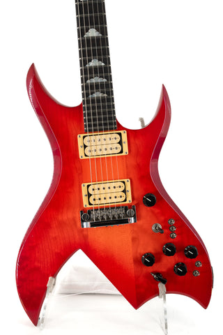 1985 B.C. Rich USA Bich Transparent Red Sunburst