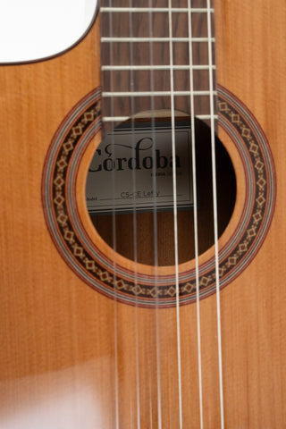 Used Cordoba C5-CE CD Lefty Classical Guitar - Ser. CC1215186