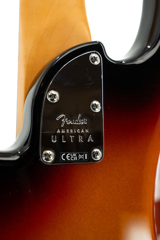 Used Fender American Ultra Precision Bass - Ultraburst