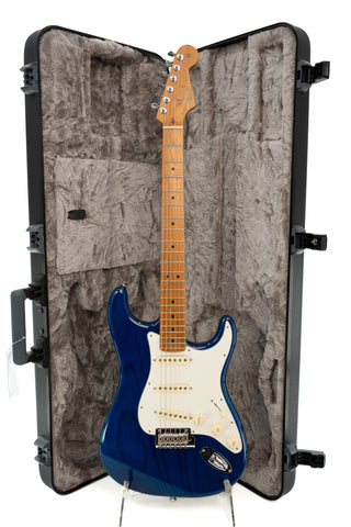 Used Fender American Professional Stratocaster - Sapphire Blue with Roasted Maple Neck & Fingerboard