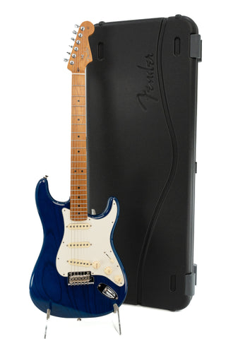 Used Fender American Professional Stratocaster - Sapphire Blue with Roasted Maple Neck & Fingerboard