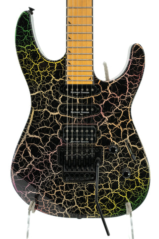 Used Jackson Pro Series Soloist SL3M Rainbow Crackle