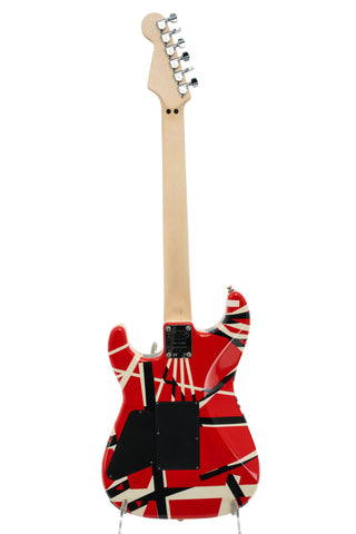 Used EVH Striped Series - Red Black and White Stripes - Ser. EVH2107940