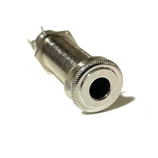 Allparts Switchcraft® Stereo Long Threaded Barrel Jack - Nickel