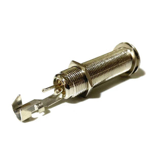 Allparts Switchcraft® Stereo Long Threaded Barrel Jack - Nickel