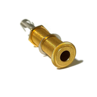 Allparts Switchcraft® Stereo Long Threaded Barrel Jack - Gold