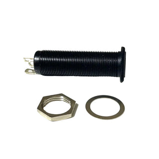 Allparts Switchcraft® Stereo Long Threaded Barrel Jack - Black