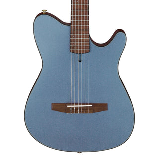Ibanez FRH10N 6-String Acoustic-Electric Guitar - Indigio Blue Metallic Flat